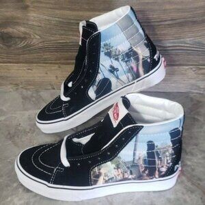 New Vans Sk8 Hi Moca Womens Sneakers Size 7 High Tops DEADSTOCK Artsy Streetwear